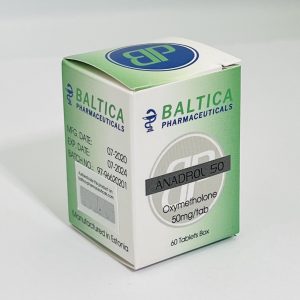 ANADROL 50 (Oxymetholone) 60 Tablets Baltica Pharmaceuticals