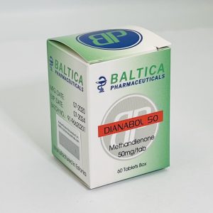 DIANABOL 50 (Methandienone) 60 Tablets Baltica Pharmaceuticals