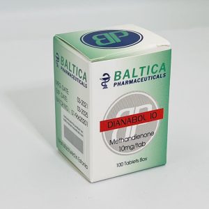 DIANABOL 10 (Methandienone) 100 Tablets Baltica Pharmaceuticals