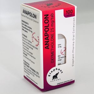 ANAPOLON OXYMETHOLONE 100tab 25mg/tab Elephant Pharma