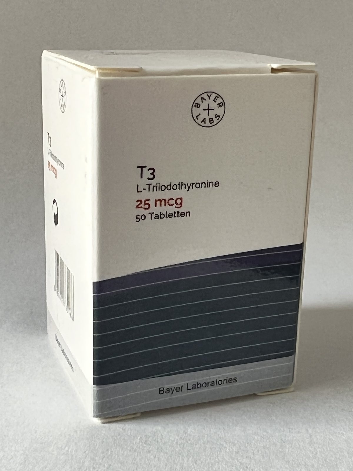 T3 25mcg 50tab BAYER LABS