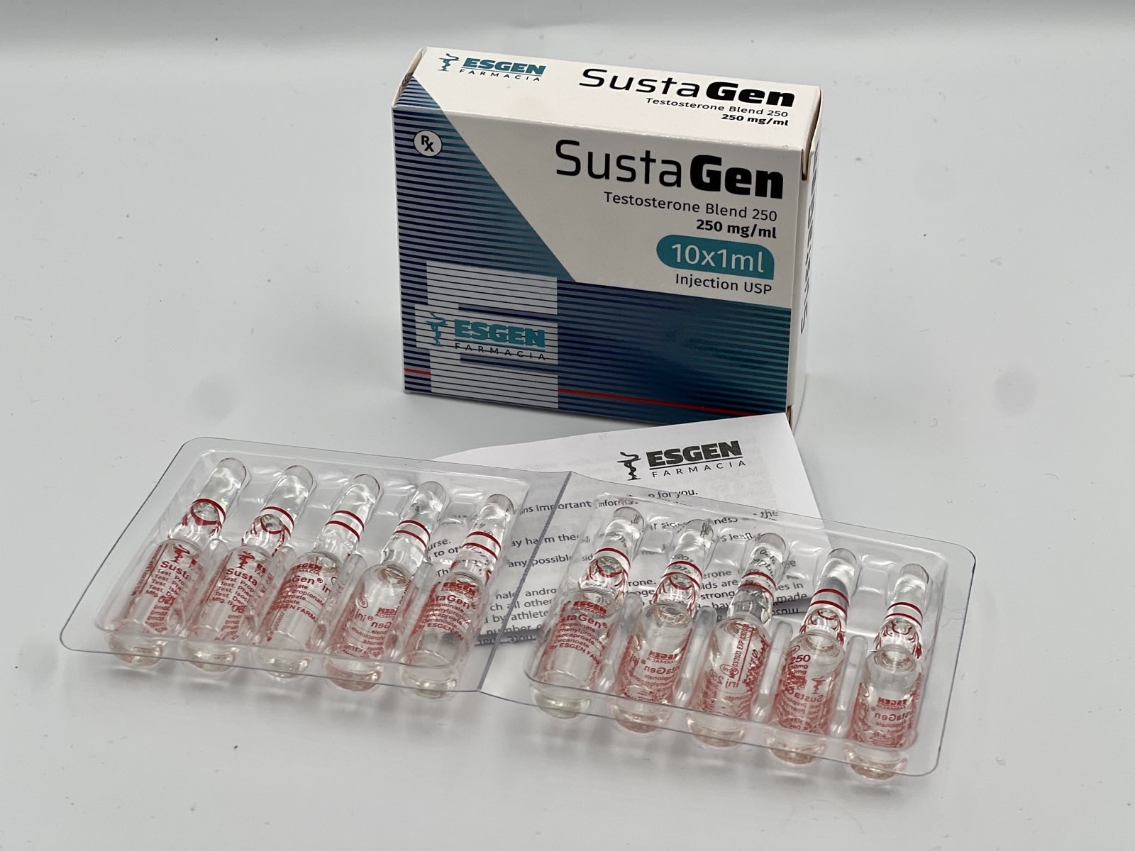 Testosteron Blend 250mg 10x1ml SustaGen ESGEN - obrazek 3