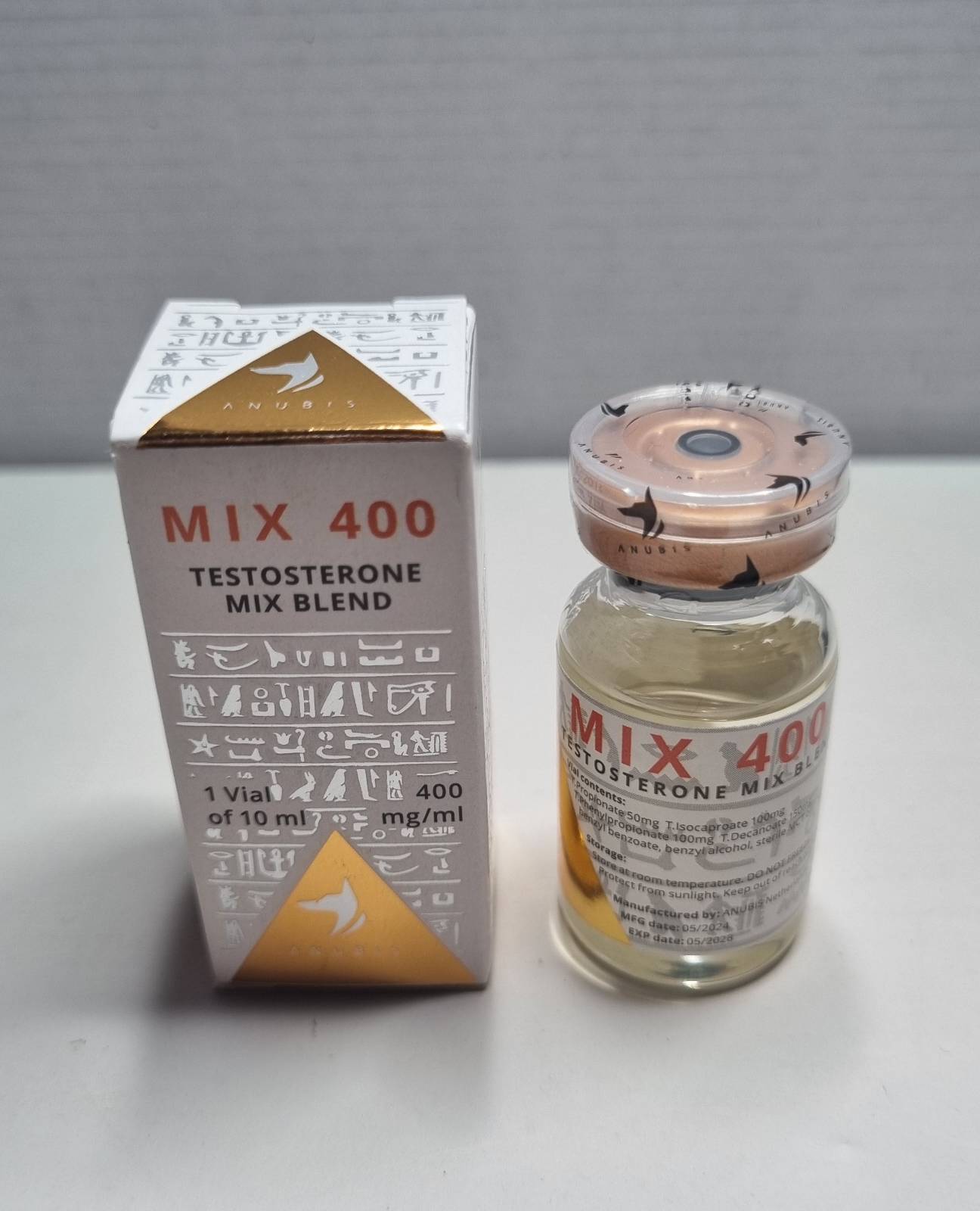 TESTOSTERONE MIX BLEND 400MG 10ML ANUBIS - obrazek 2