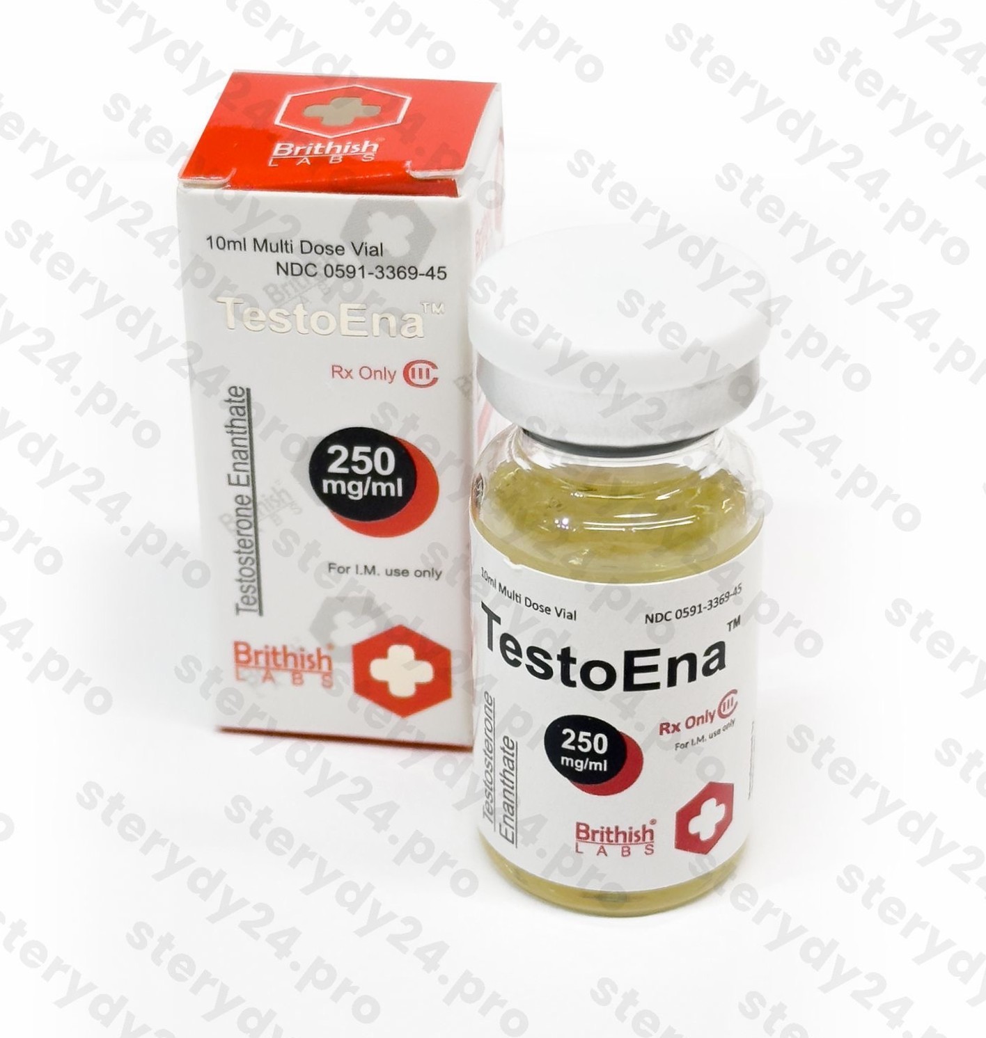 TESTOSTERONE ENANTHATE 250MG/1ML BRITISH LABS
