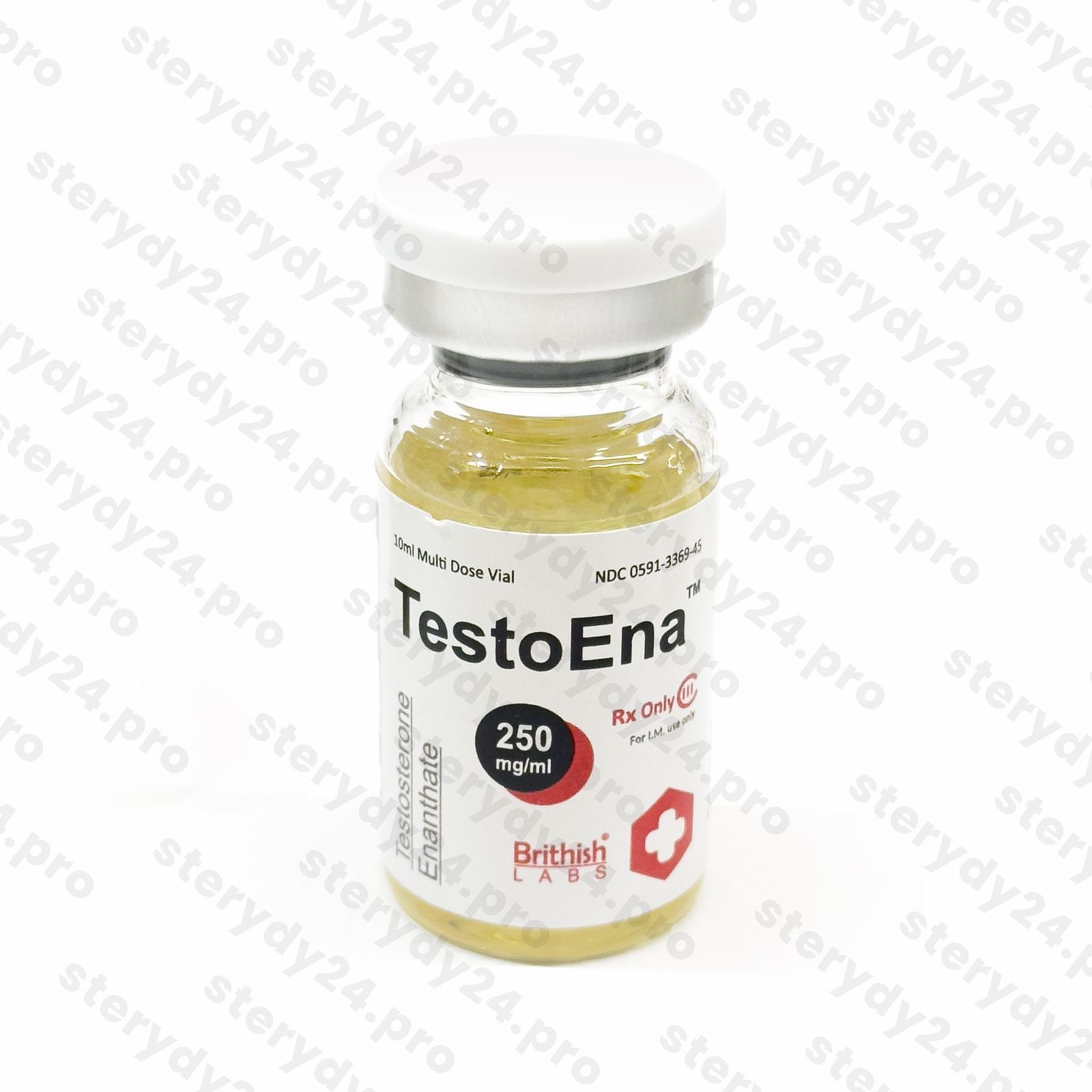 TESTOSTERONE ENANTHATE 250MG/1ML BRITISH LABS - obrazek 2